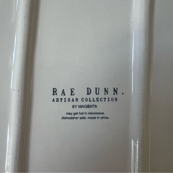 Rae Dunn Artisan Collection Cheese Serving Tray Charcuterie Platter Ceramic - Picture 3 of 6